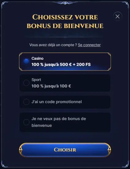 Cazeus Casino Connexion